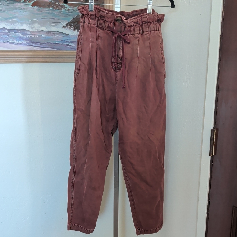 Free People Rust Chinos